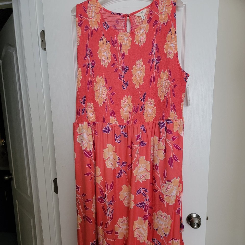 Terra & Sky Maxi Dress - Size 3x NWT